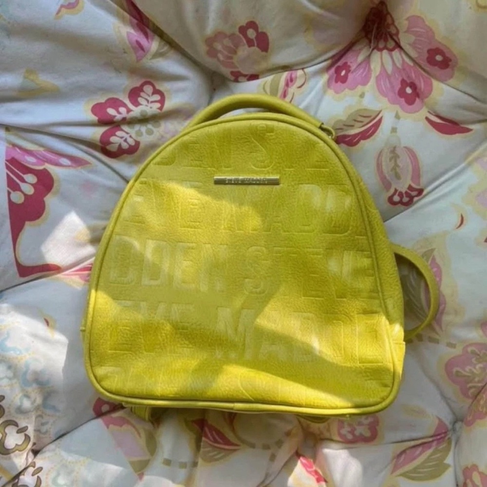 Steve Madden Vibrant Yellow Backpack